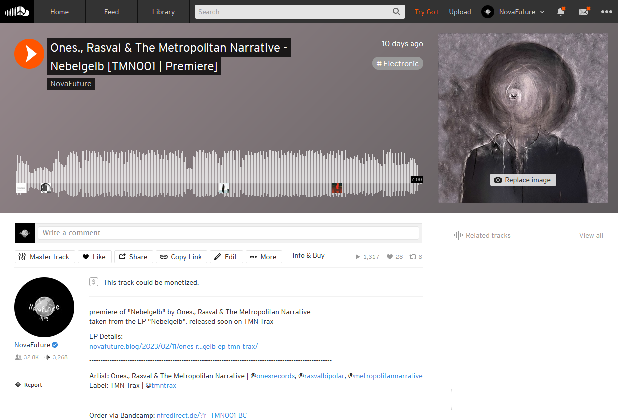 Soundcloud Screenshot