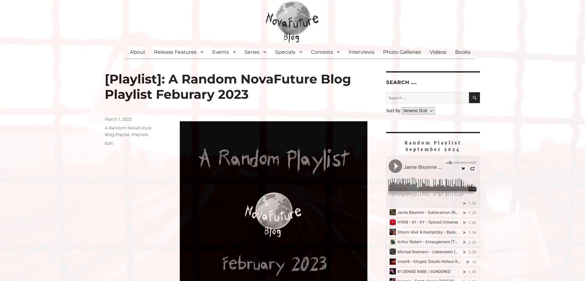 Random Playlist WS Screenshot