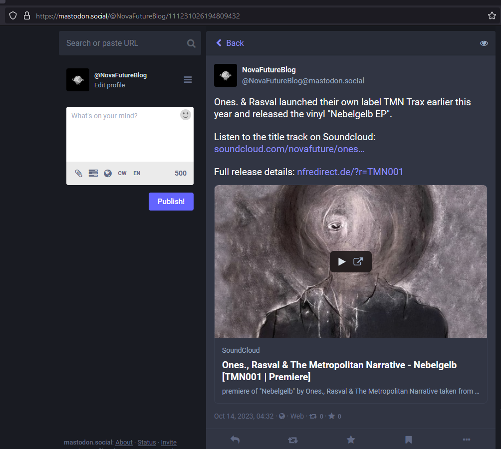 Mastodon Screenshot